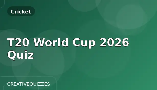 T20 World Cup 2026 Quiz