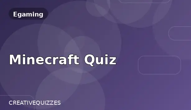 Minecraft Quiz