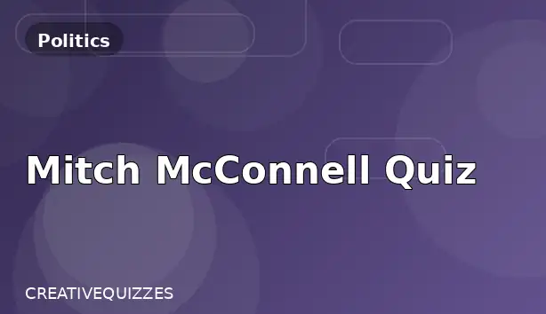 Mitch McConnell Quiz
