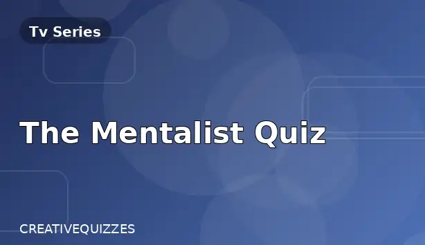 The Mentalist Quiz