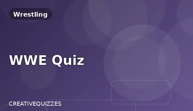 WWE Quiz